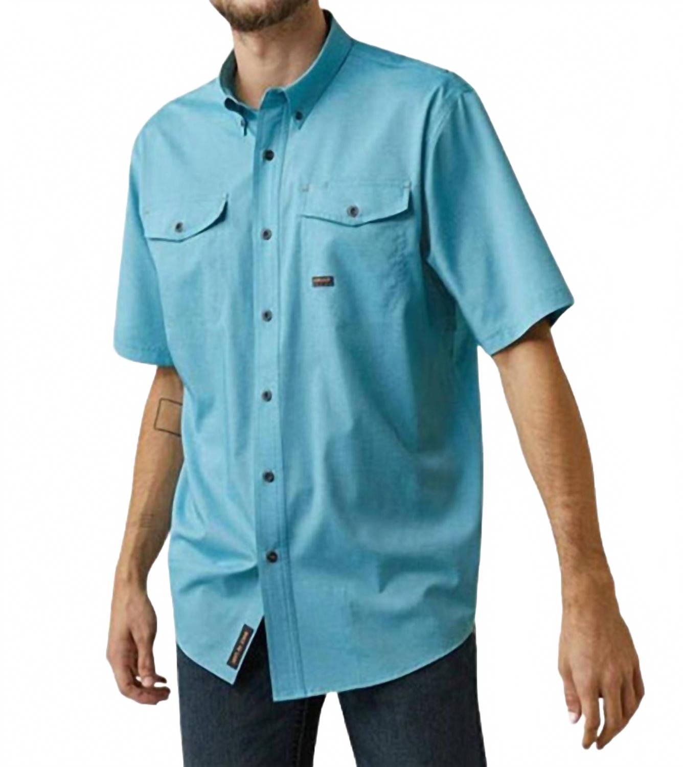 Camisa de hombre color azul