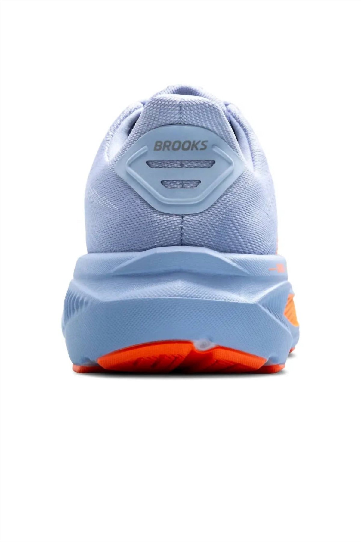 Tenis para correr de mujer color blanco y azul y naranja