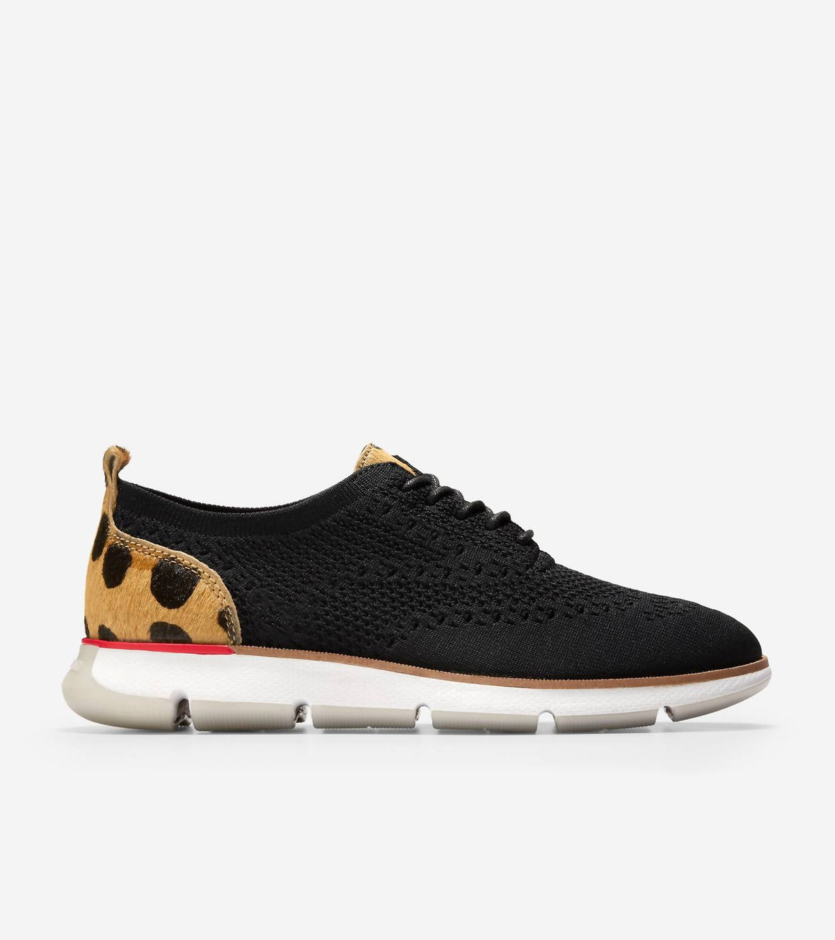 Zapatos de cordones de mujer color negro