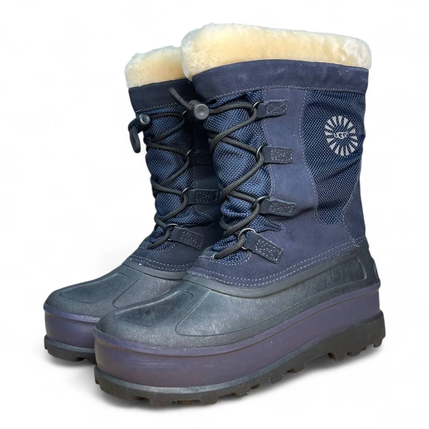 Botas para niña color azul marino