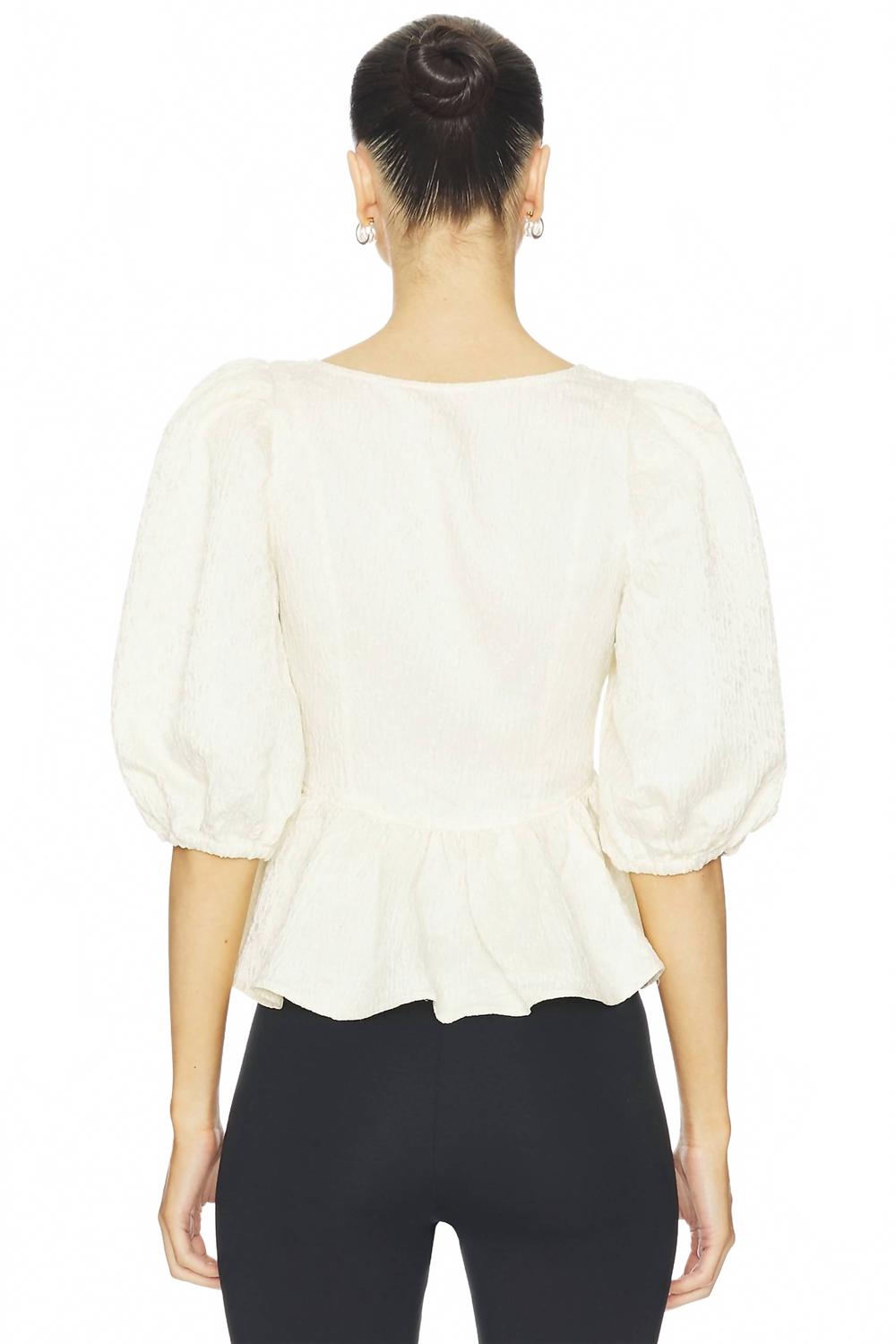 Top color blanco