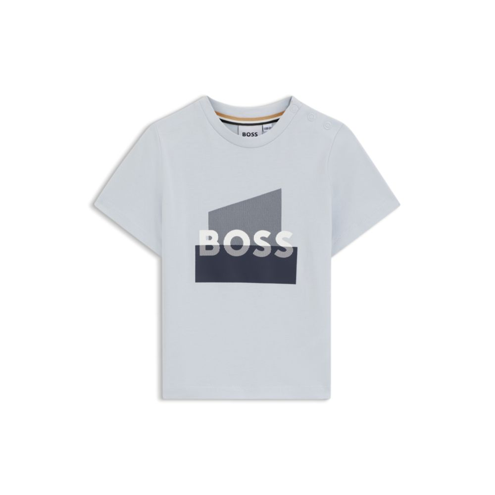 Camiseta infantil de algodón con estampado