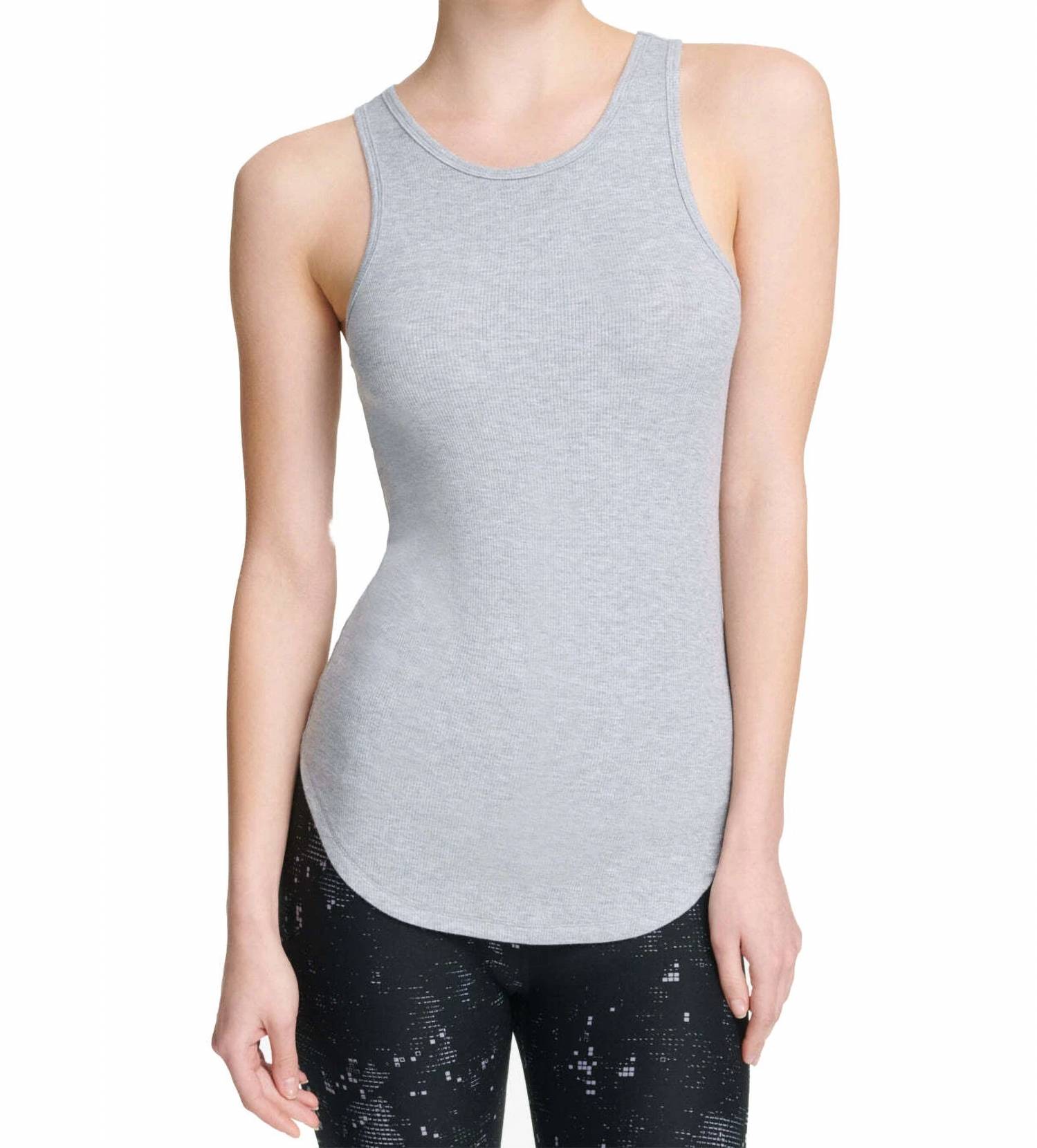 Camiseta sin mangas color gris