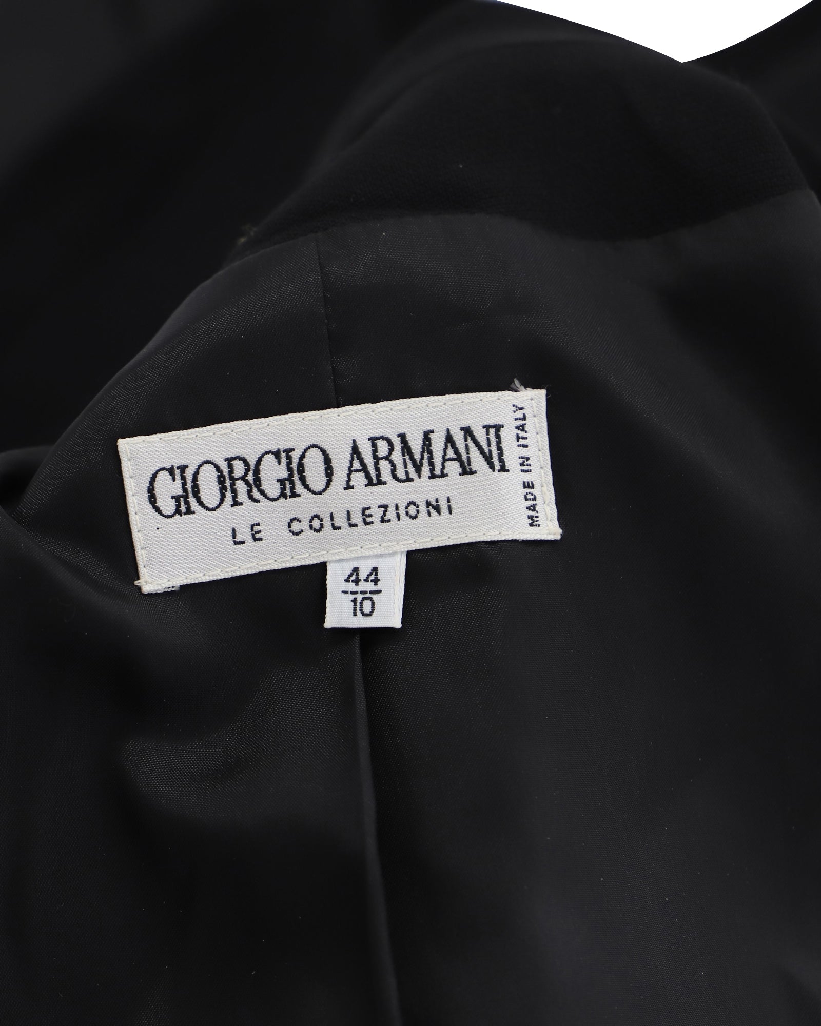 Chaqueta de lana color negro