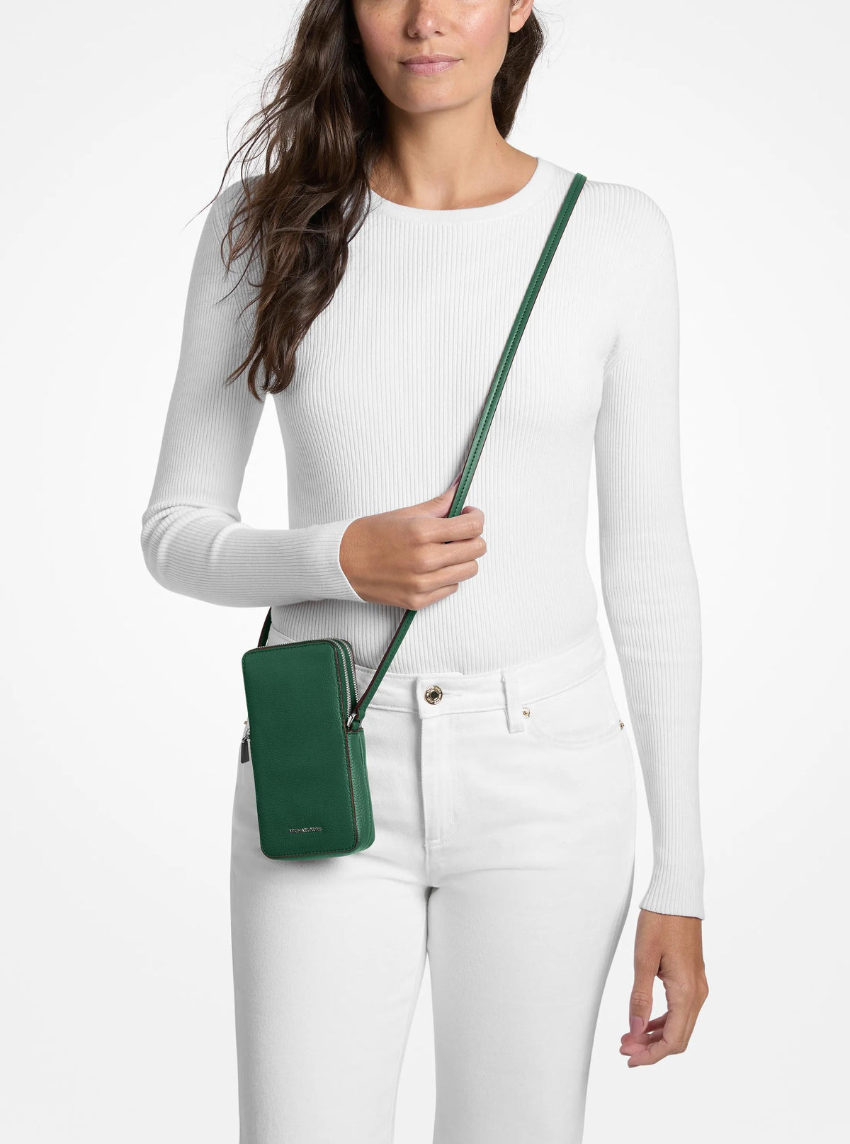 Bolso cruzado de cuero