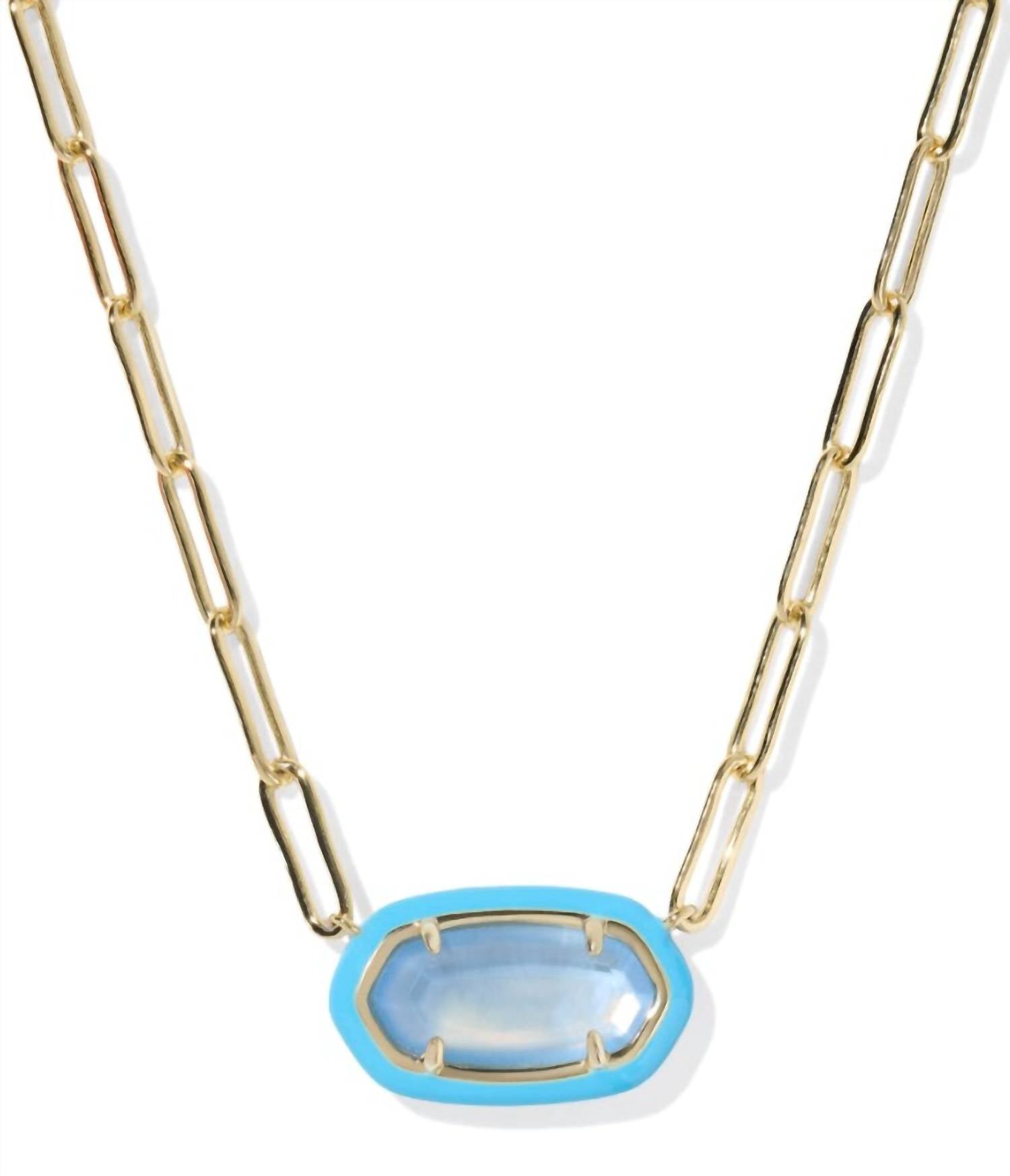 Collar de mujer color dorado