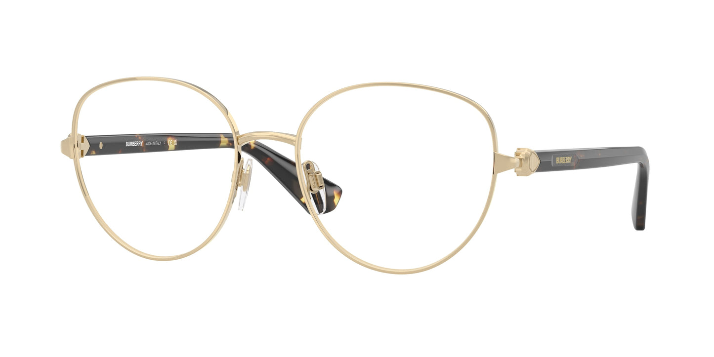 Montura para gafas de mujer 55 mm color dorado