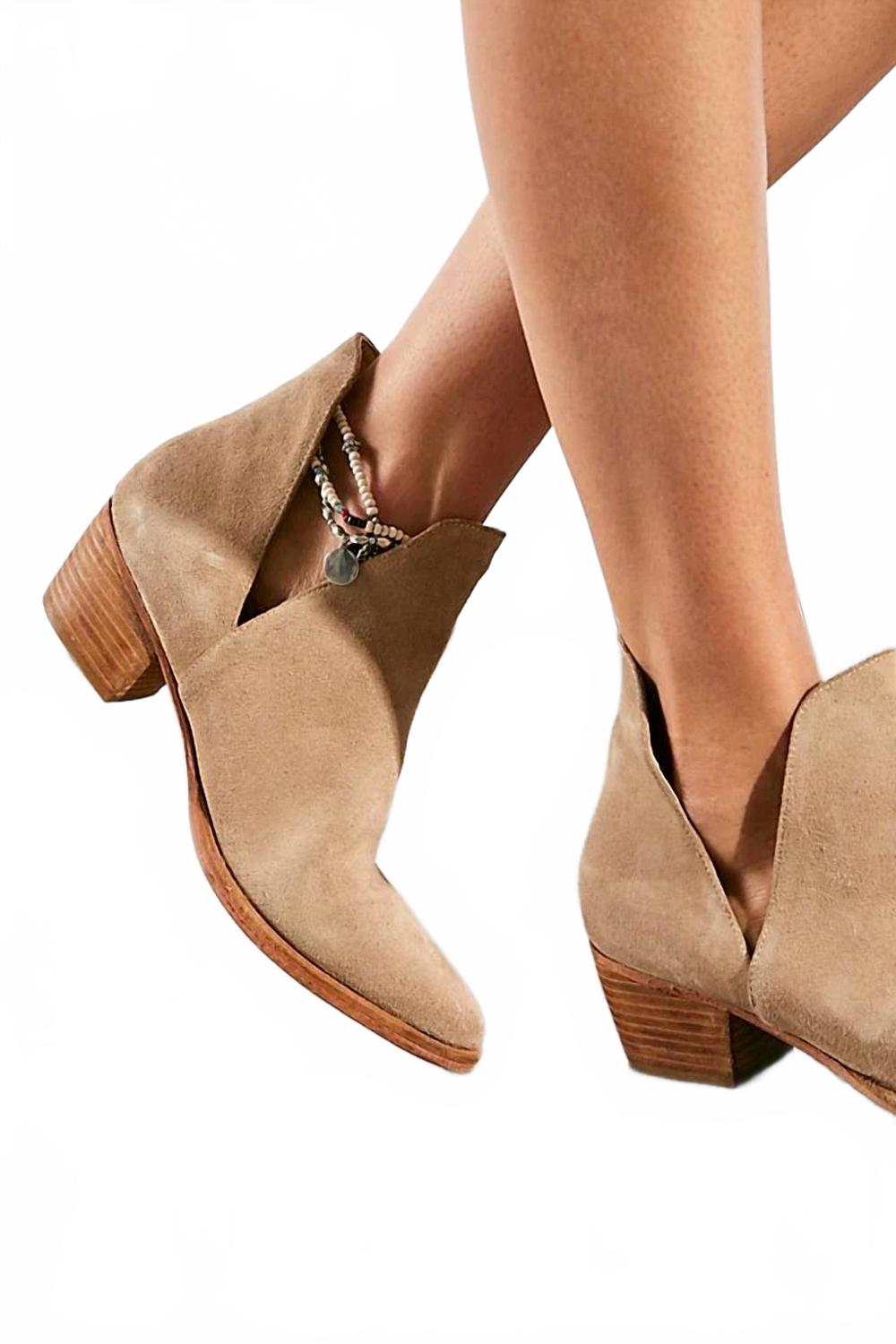 Botines de mujer de gamuza