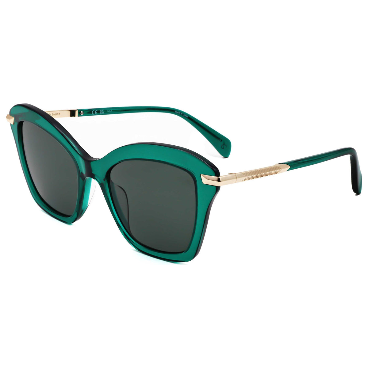 Gafas de sol de mujer 53 mm color verde