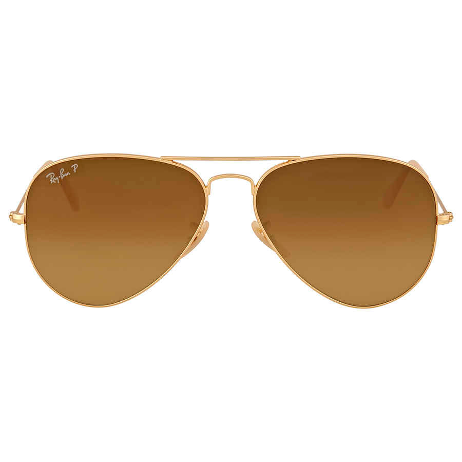 Gafas de sol unisex con lentes polarizados color café