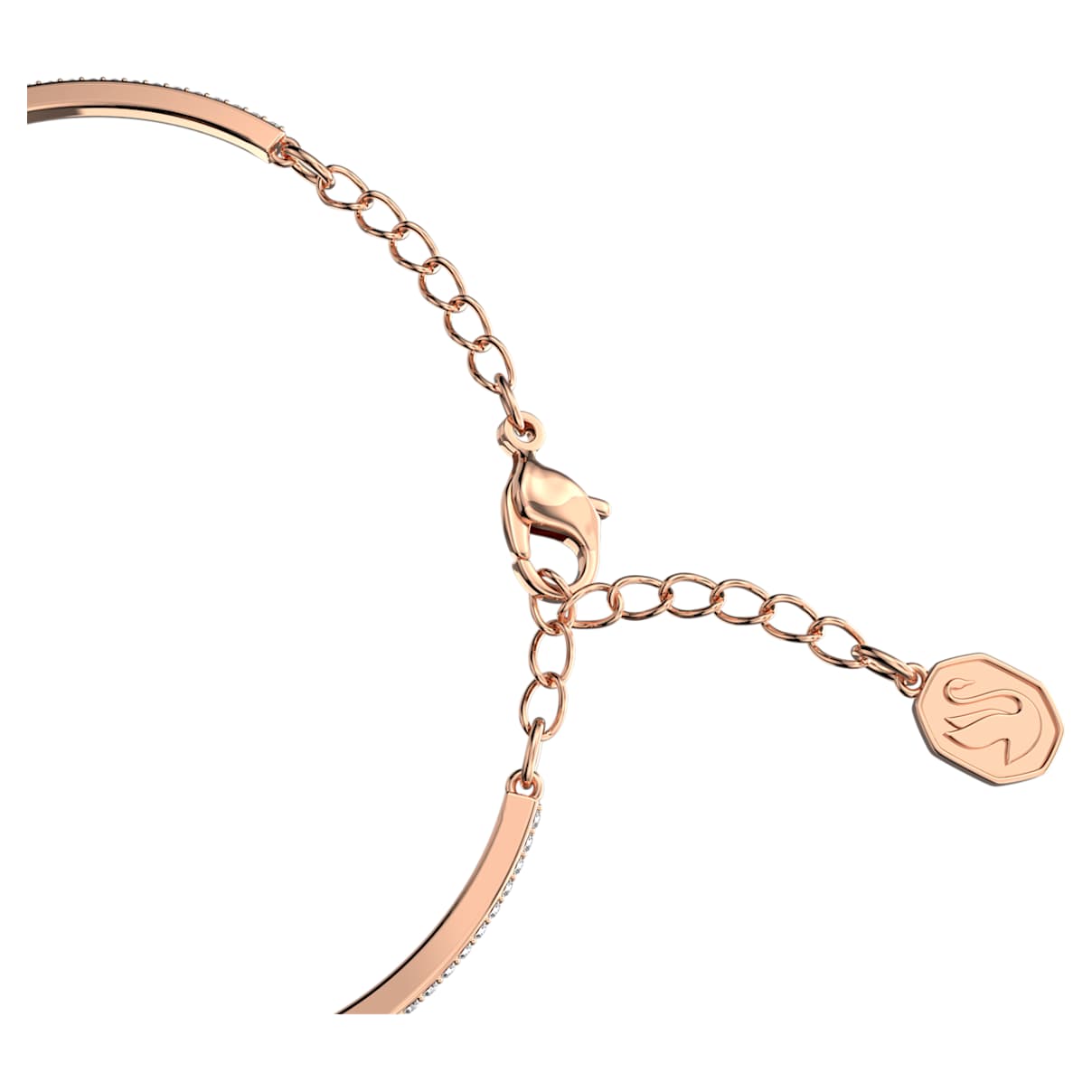 Pulsera color oro rosa y violeta