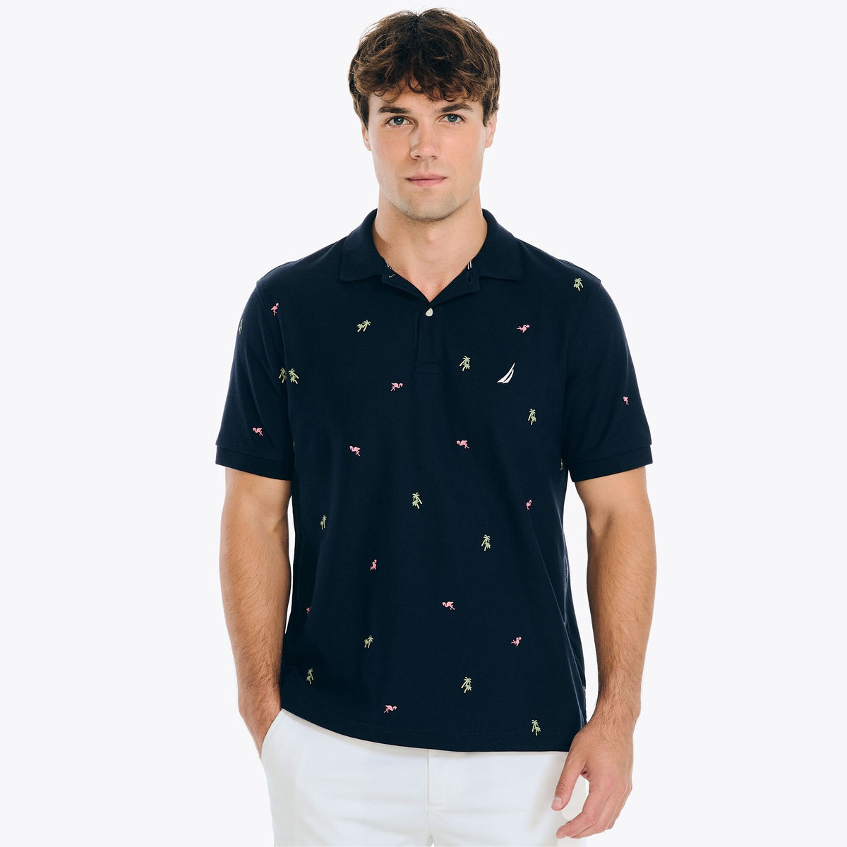 Polo de hombre con estampado