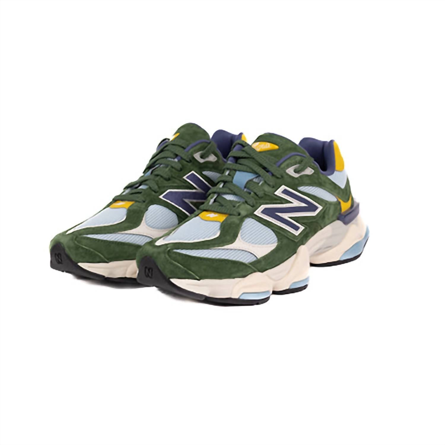 Tenis de hombre color azul y verde