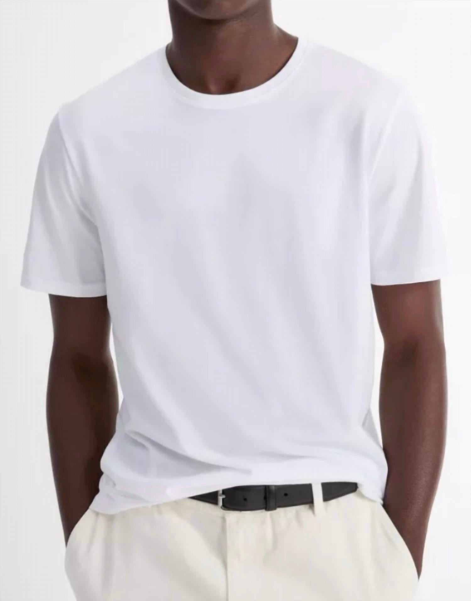 Camiseta de manga corta color blanco