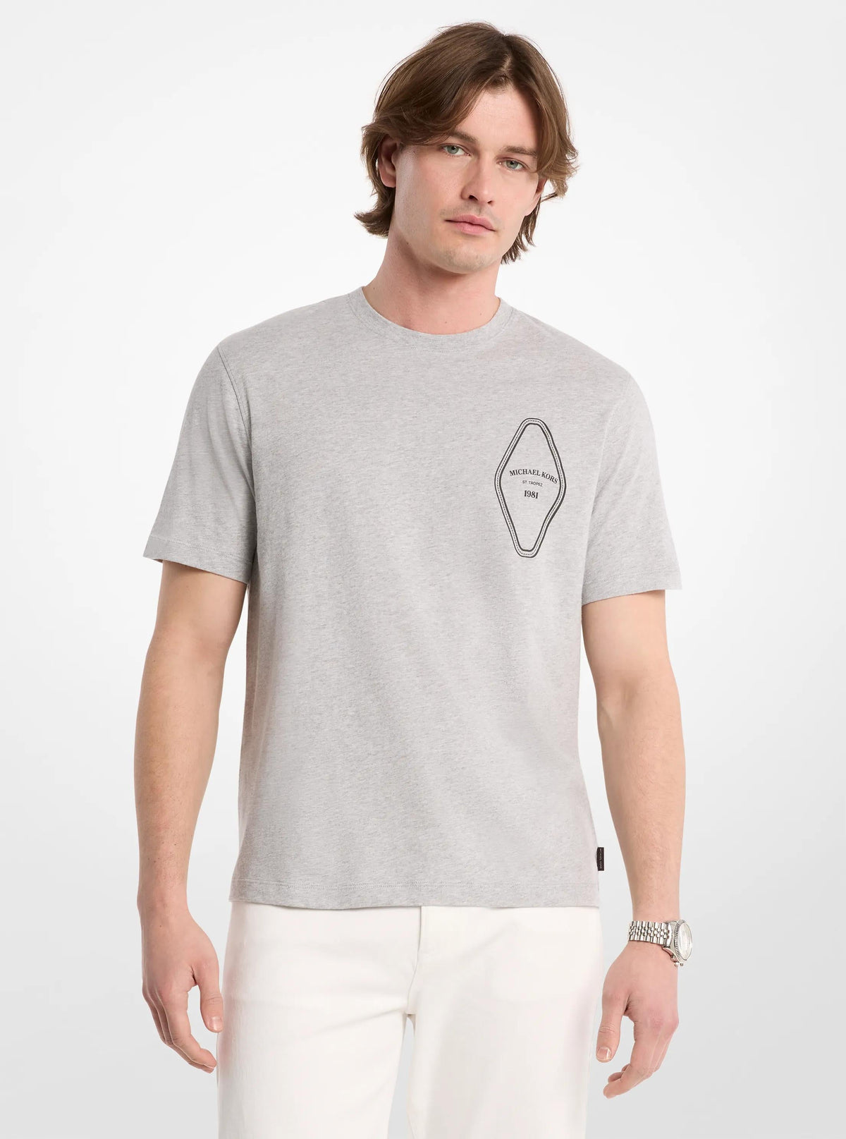 Camiseta de algodón con estampado