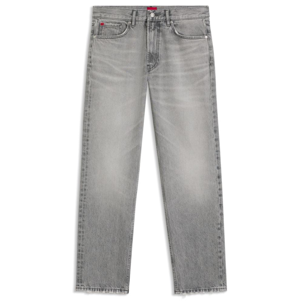 Jean de mezclilla color gris