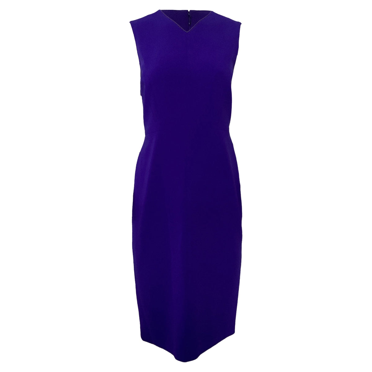 Vestido sin mangas color violeta
