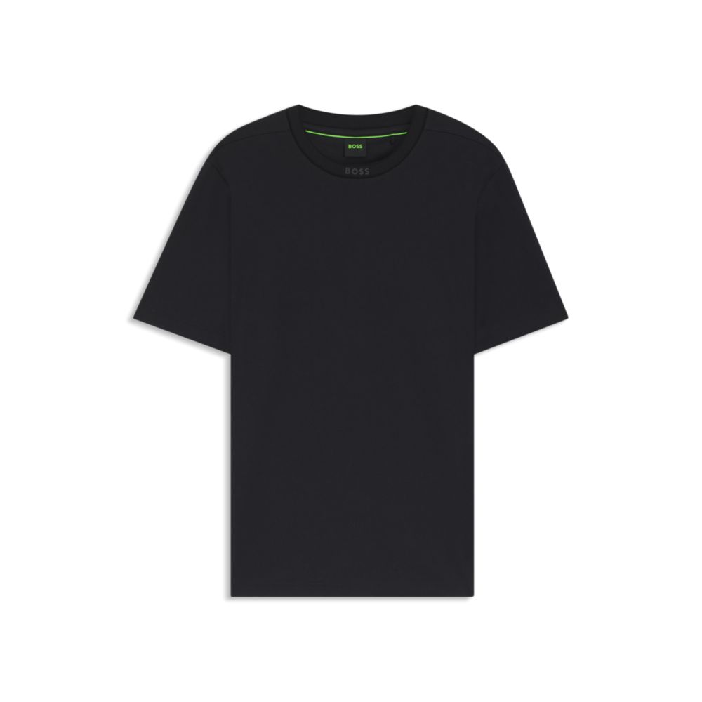 Camiseta de algodón con cuello redondo