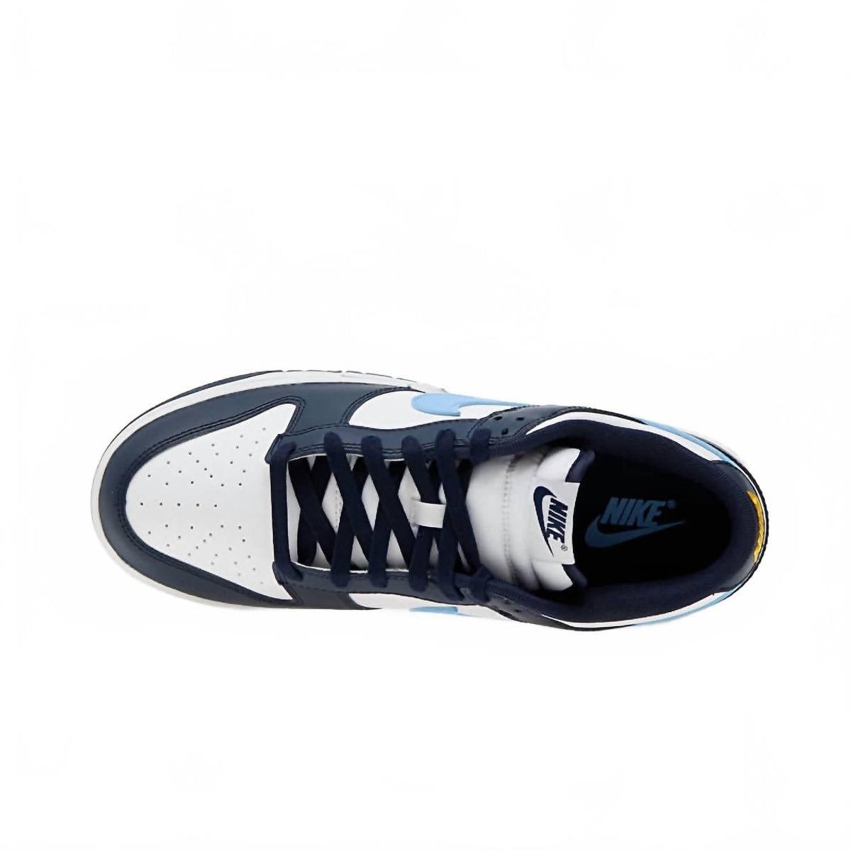 Tenis de hombre color azul y dorado