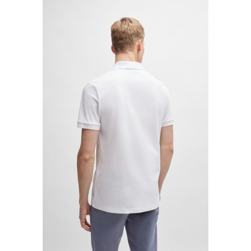 Polo de algodón de corte ajustado