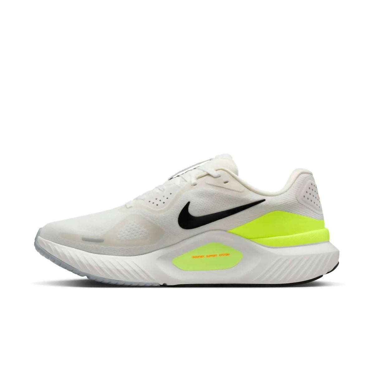 Zapatos de hombre color negro y blanco y naranja