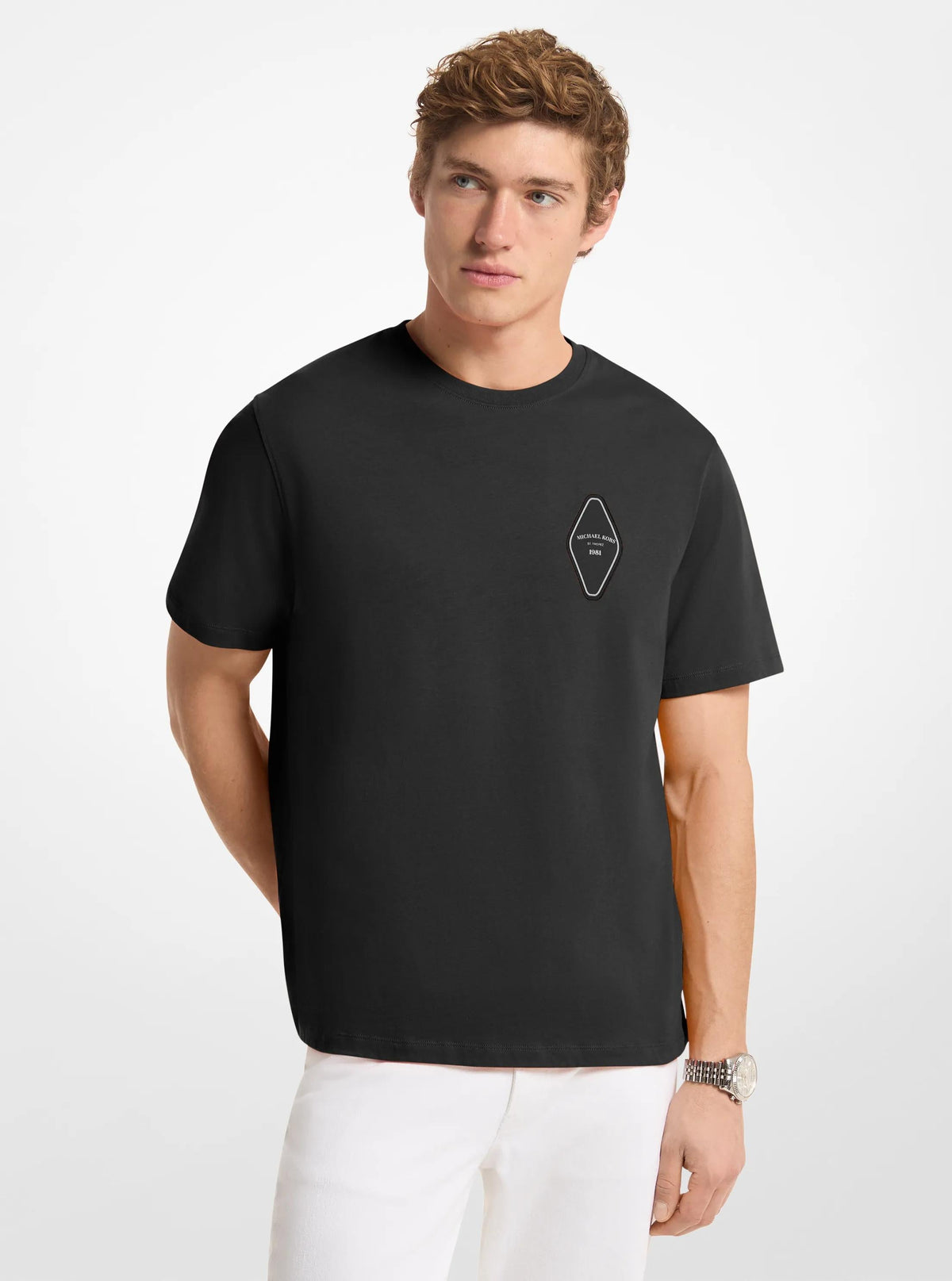Camiseta de algodón con estampado