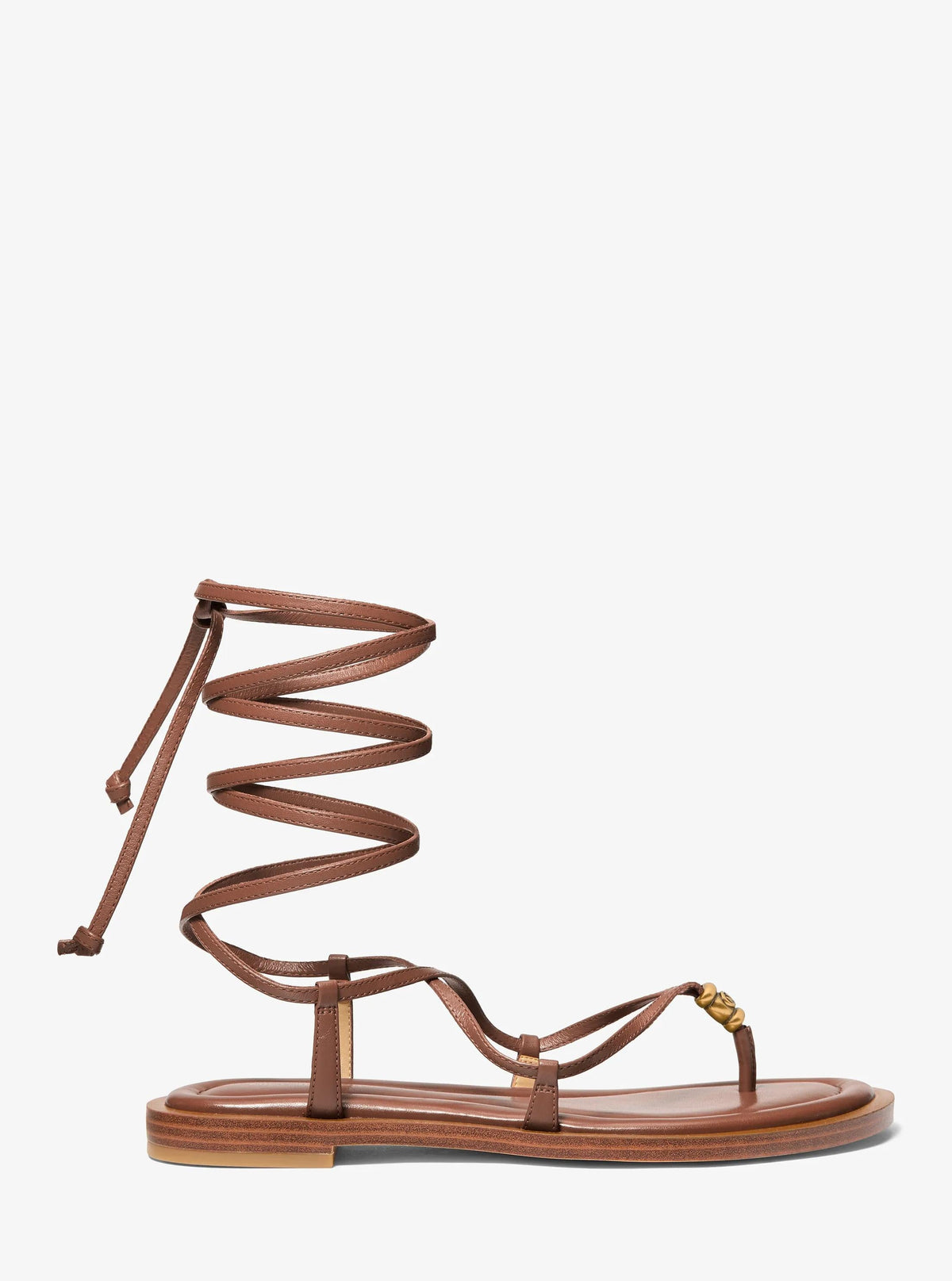 Sandalias de cuero con cordones