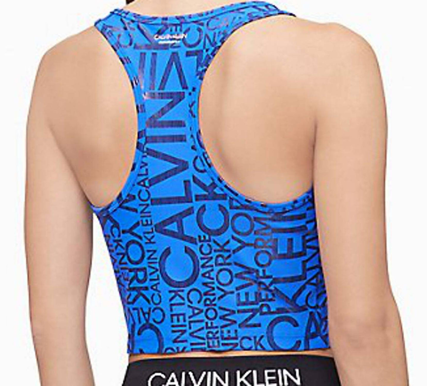 Camiseta sin mangas color azul