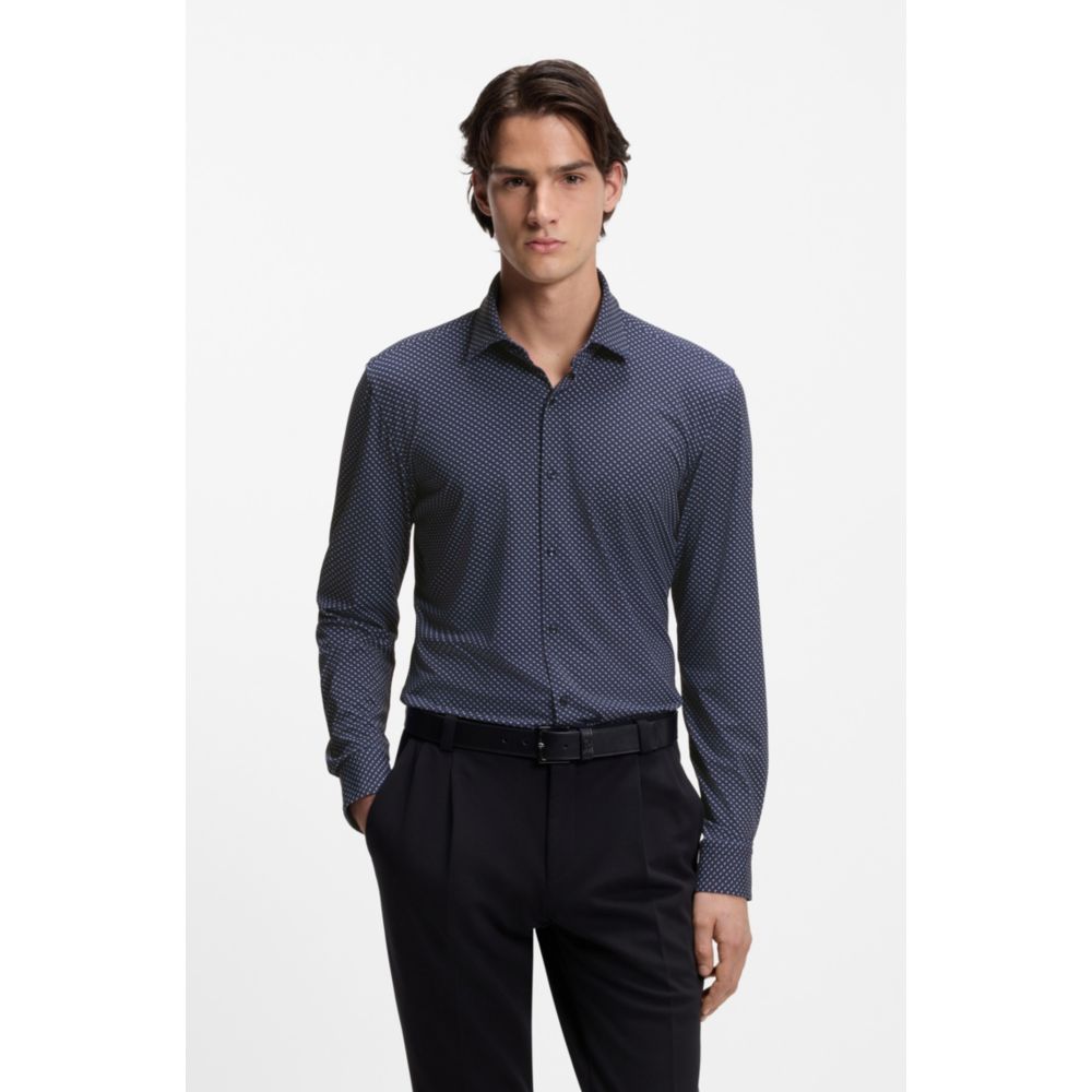 Camisa de corte ajustado con estampado