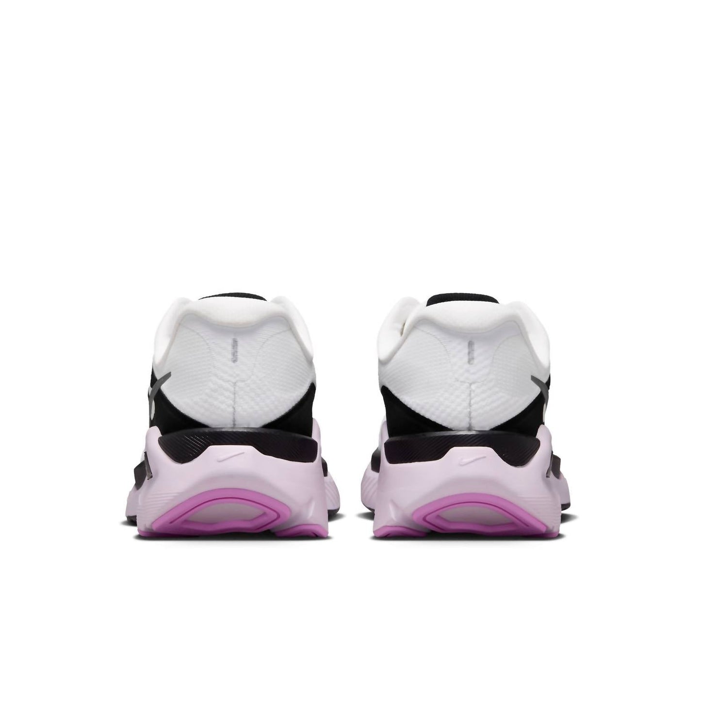 Tenis para correr de mujer color negro y blanco y plateado