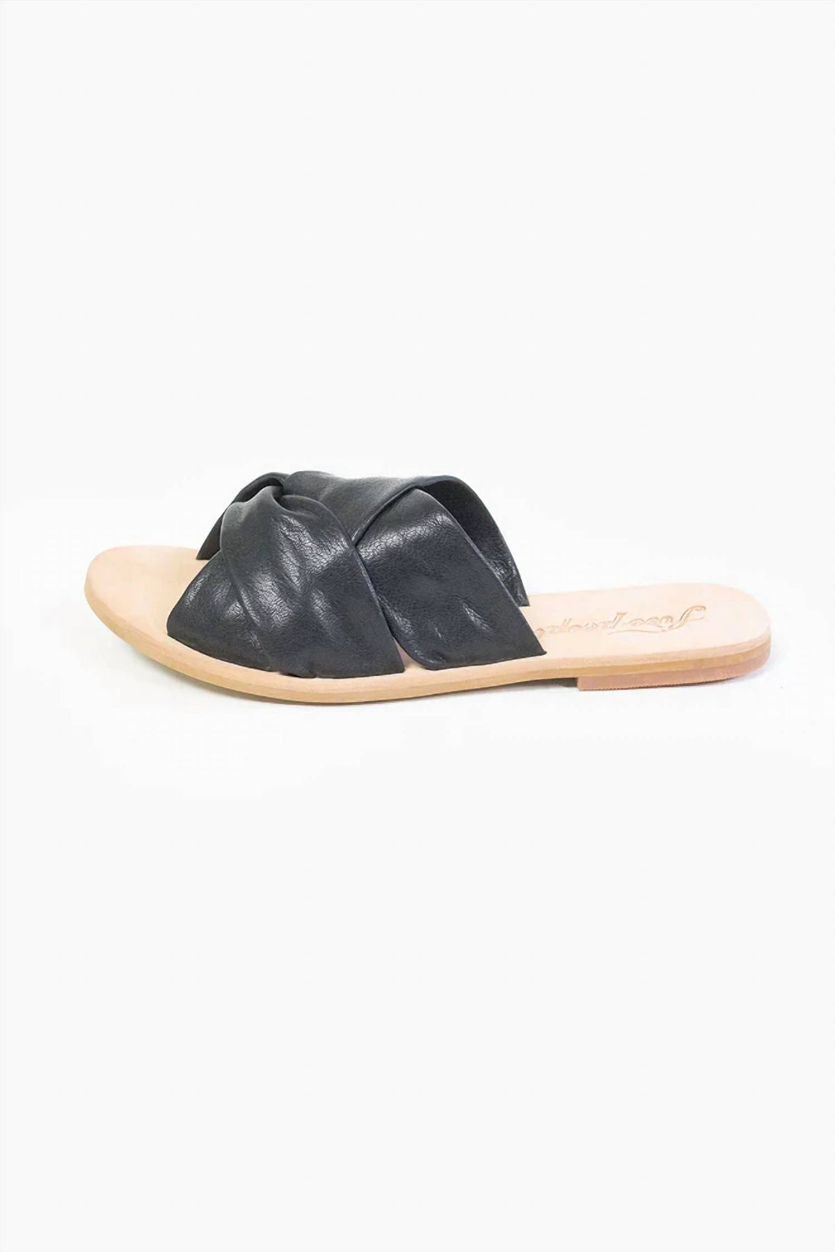 Sandalias de mujer de cuero color negro