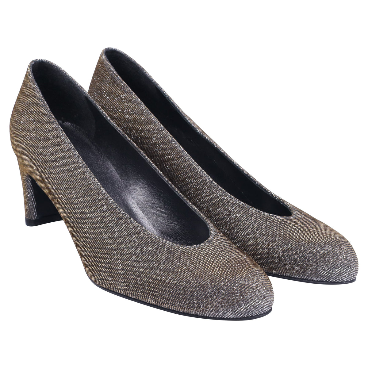 Tacones color plateado