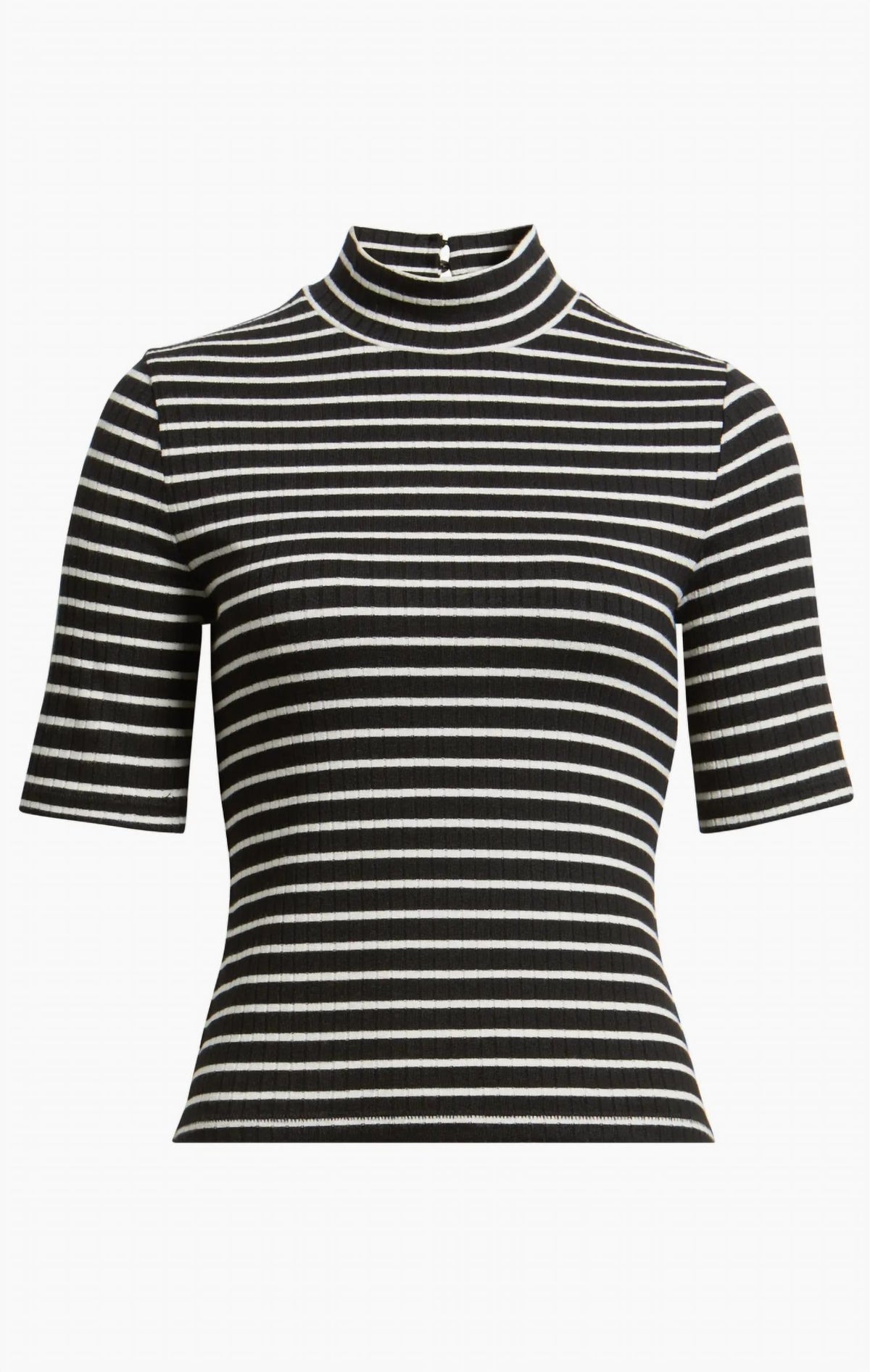 Camiseta a rayas color negro
