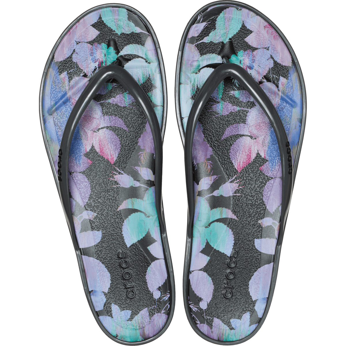 Sandalias con estampado floral