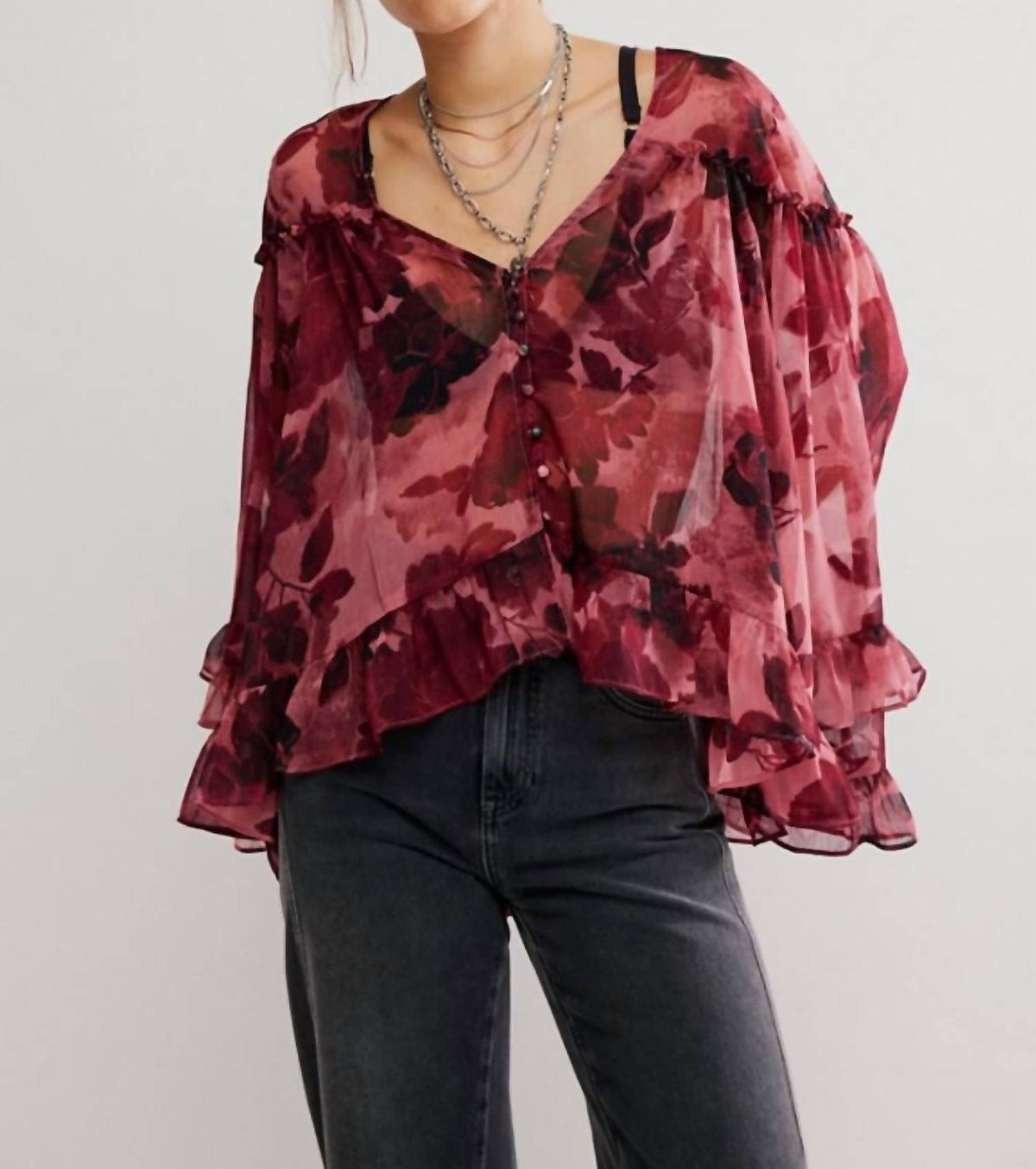 Blusa color rojo