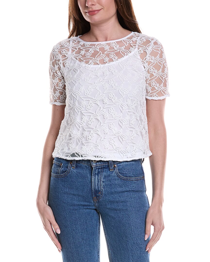 Blusa con cuello redondo