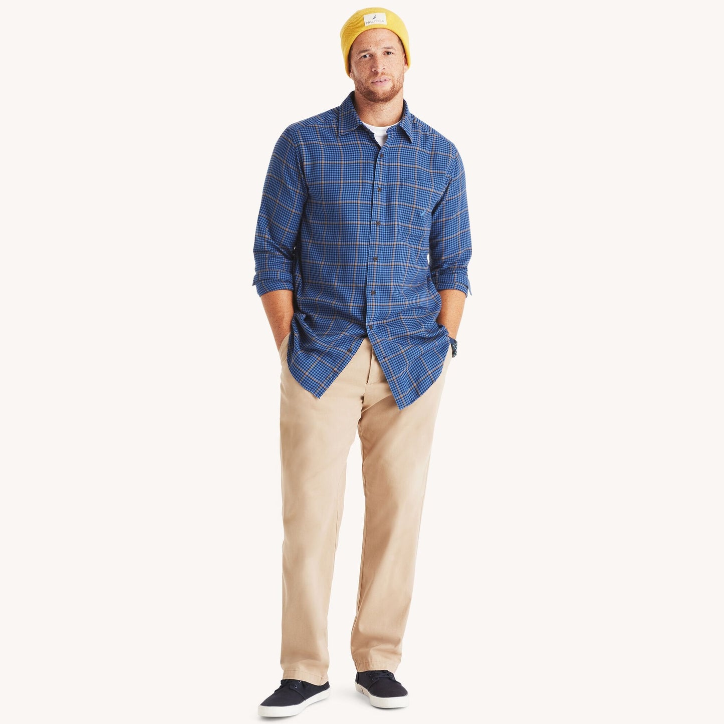 Camisa de hombre a cuadros