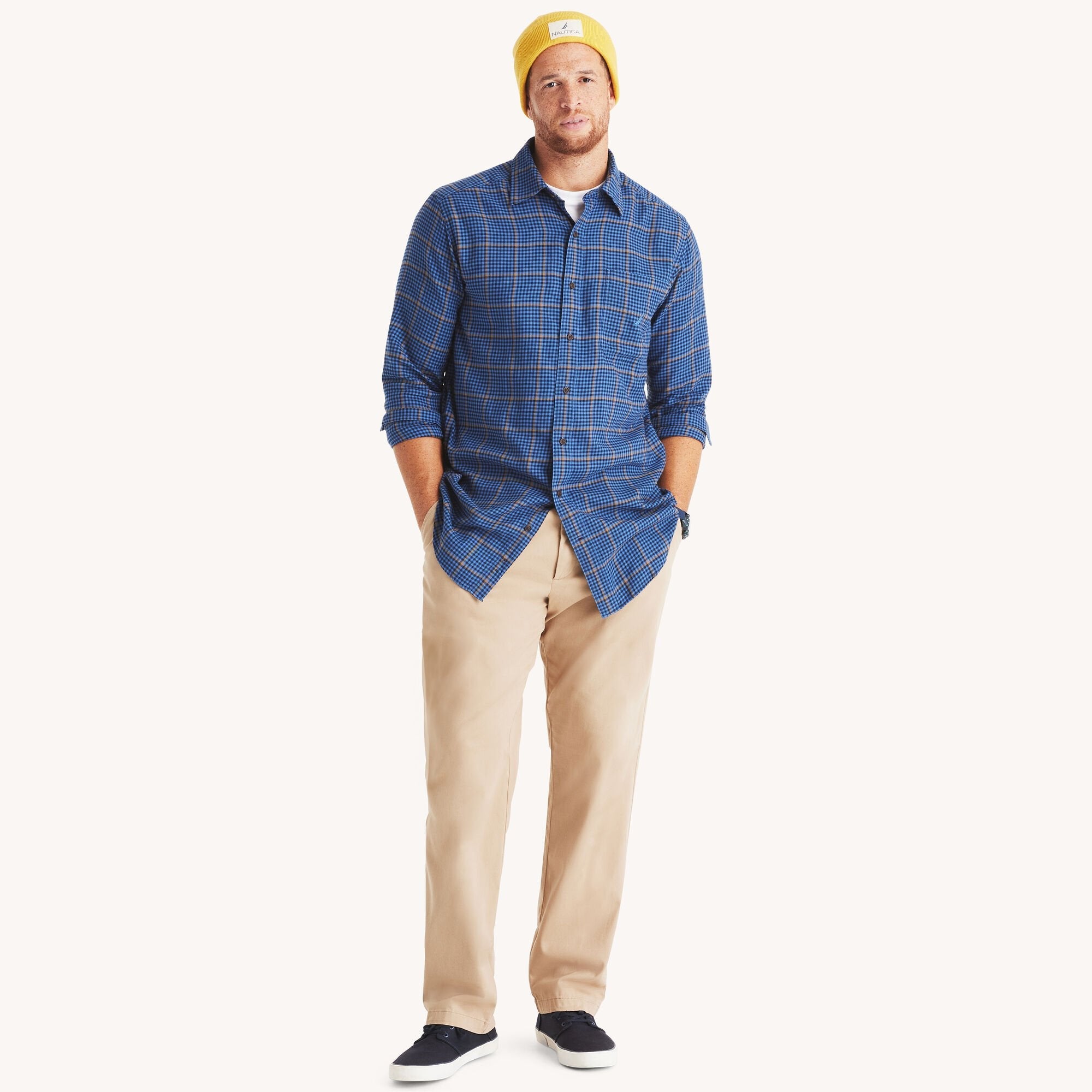 Camisa de hombre a cuadros
