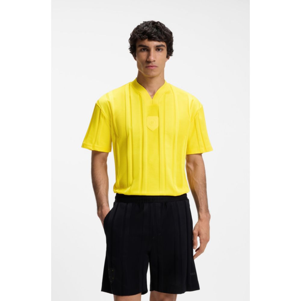 Camiseta de algodón a rayas
