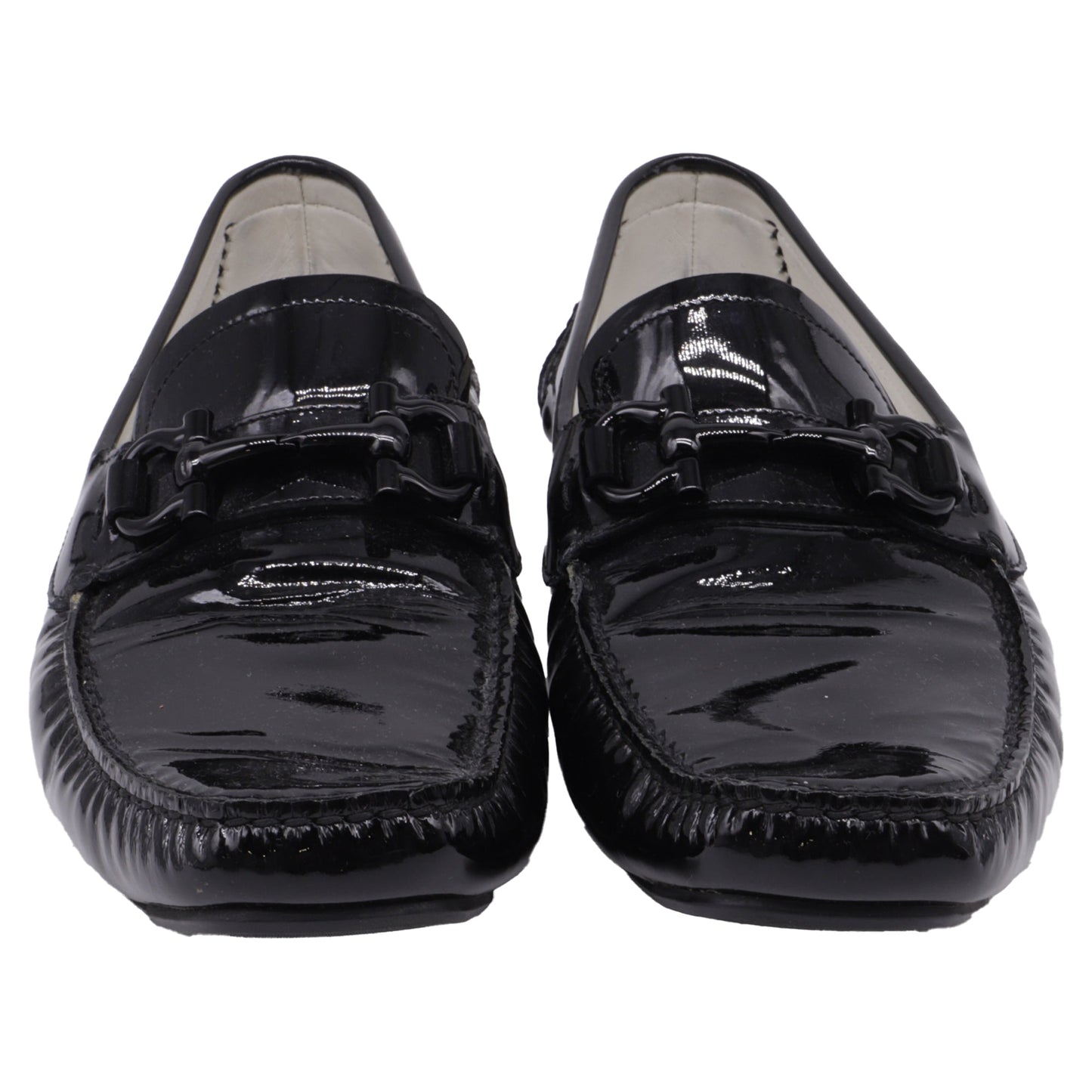 Mocasines de cuero color negro