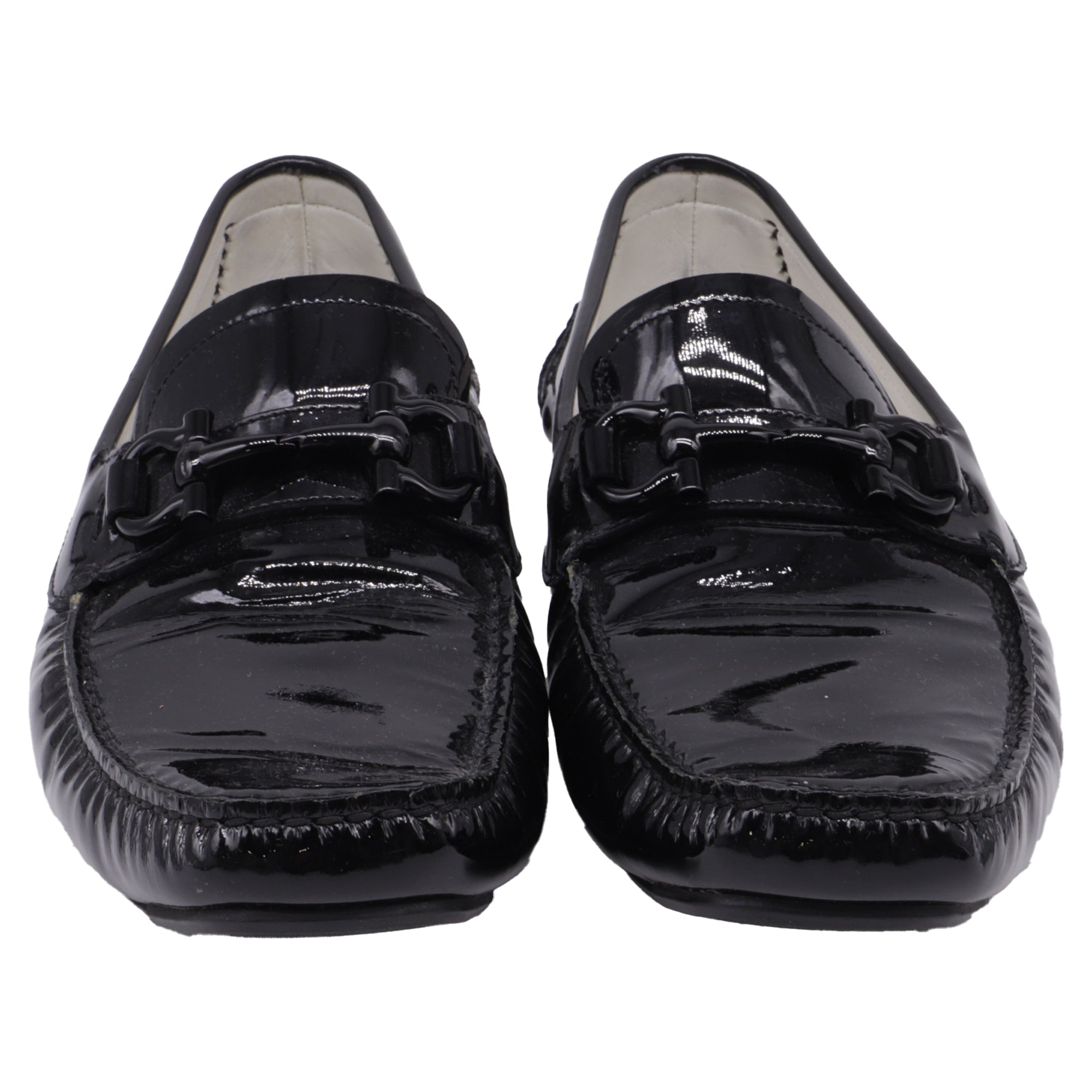 Mocasines de cuero color negro