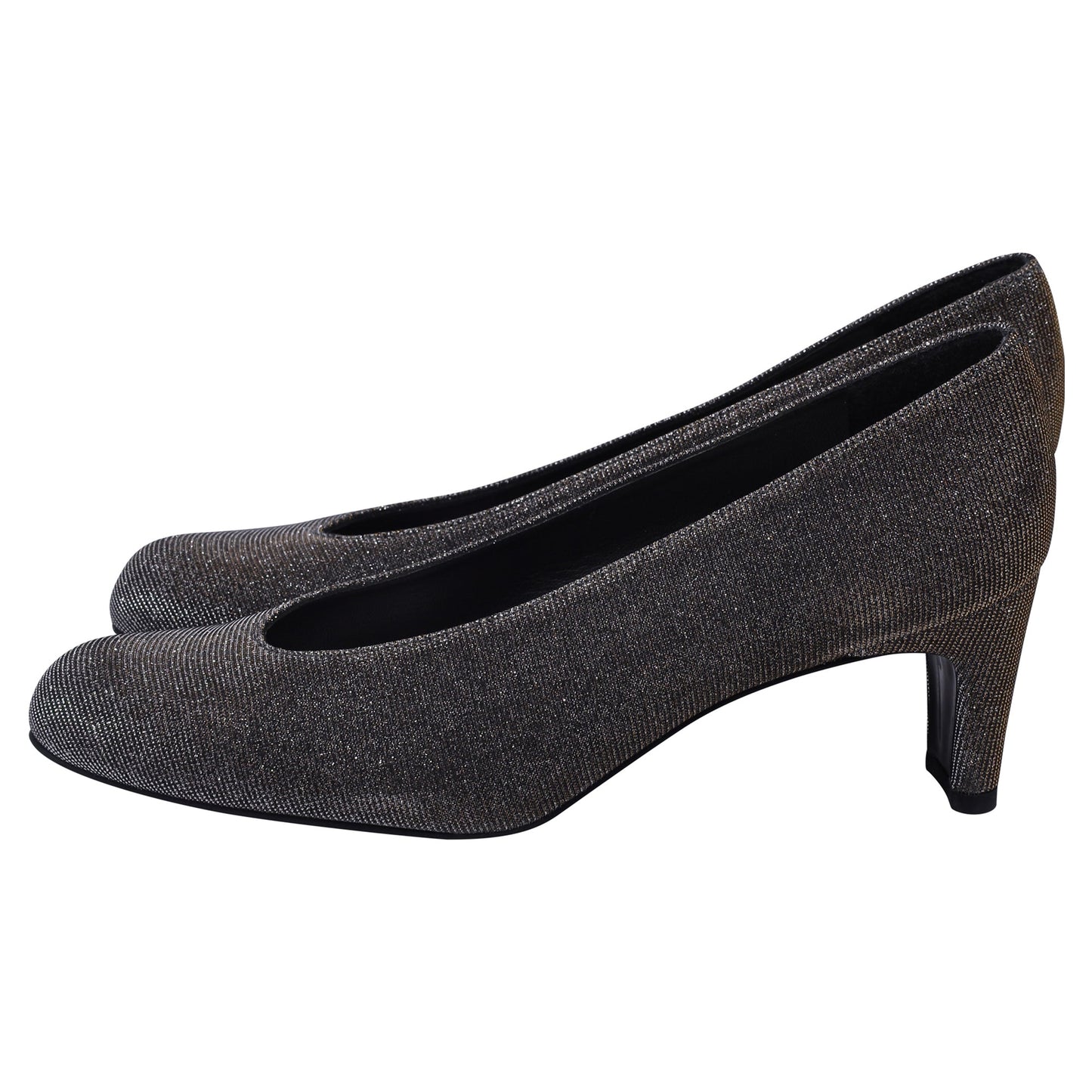 Tacones color plateado