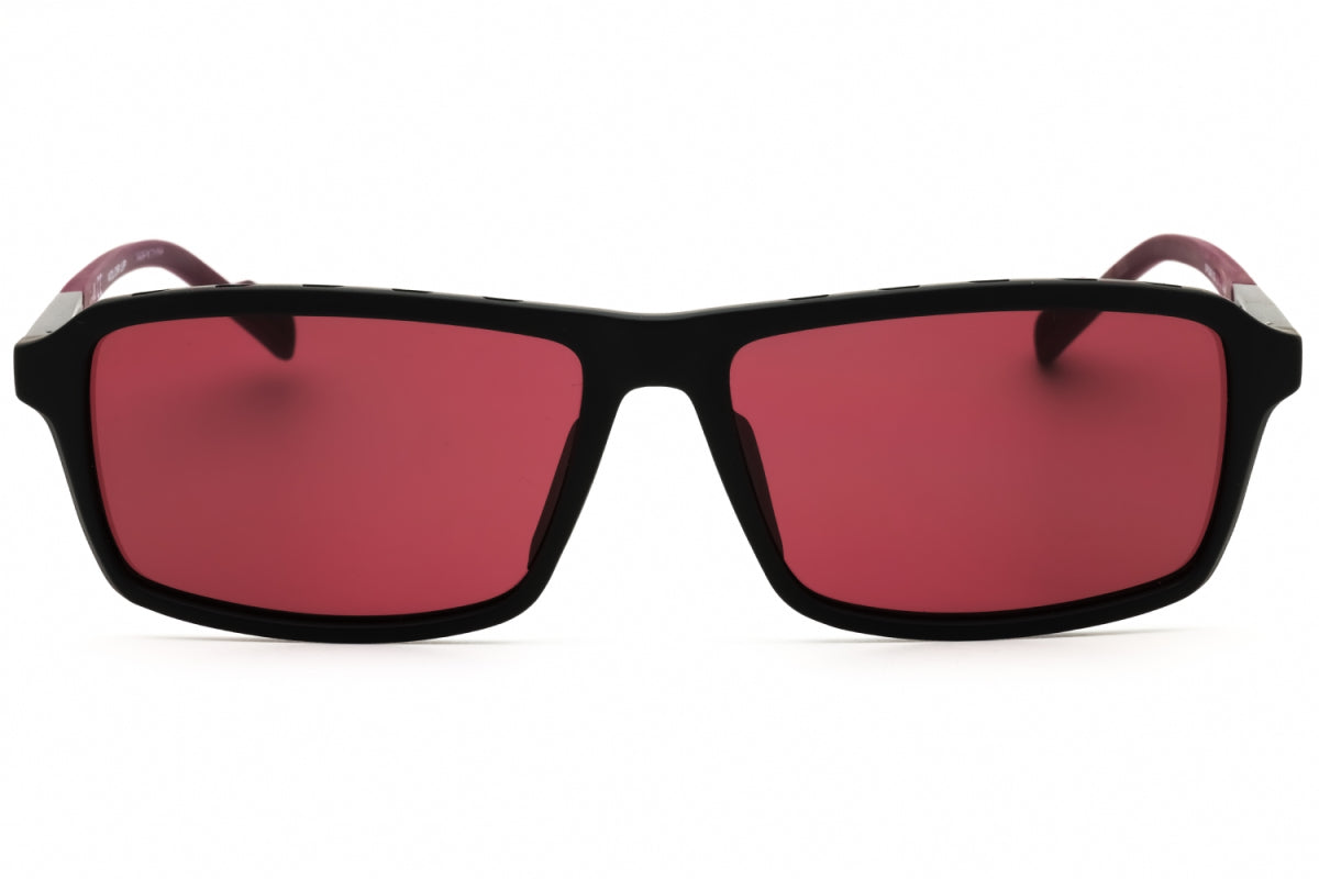 Gafas color negro y vinotinto
