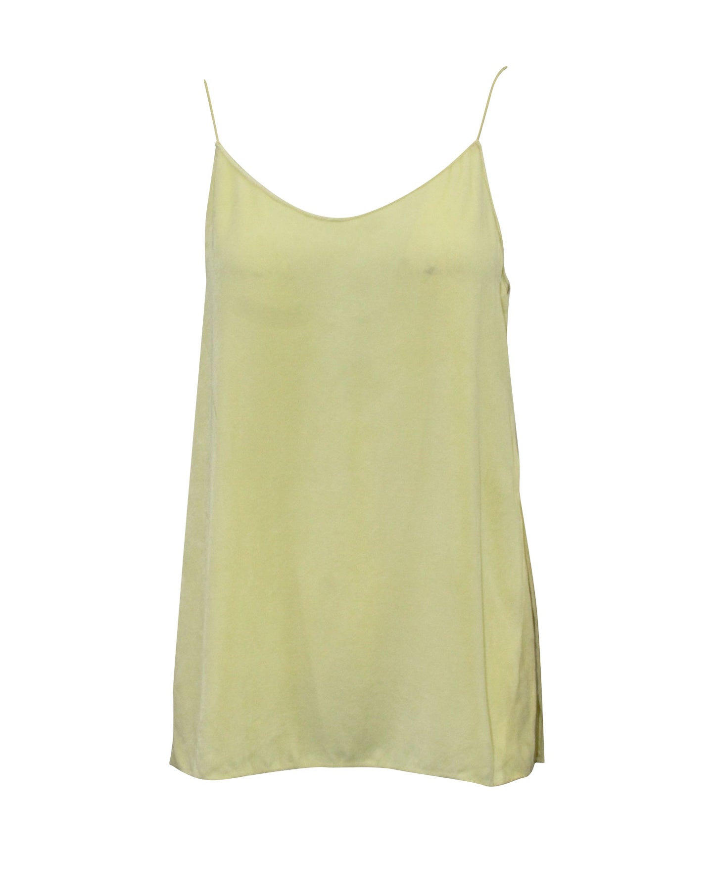 Camiseta sin mangas color amarillo