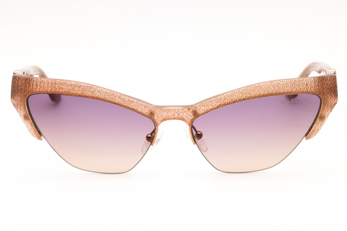 Gafas color violeta y beige