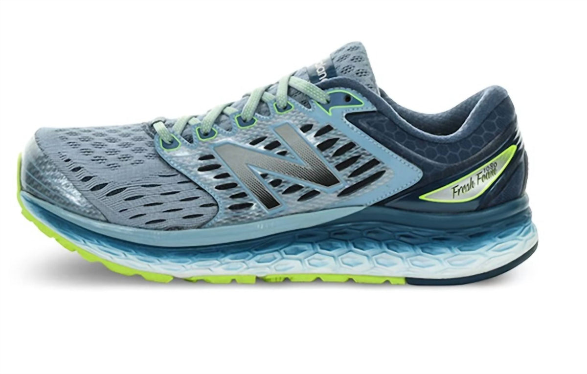 Tenis para correr de hombre color azul y gris