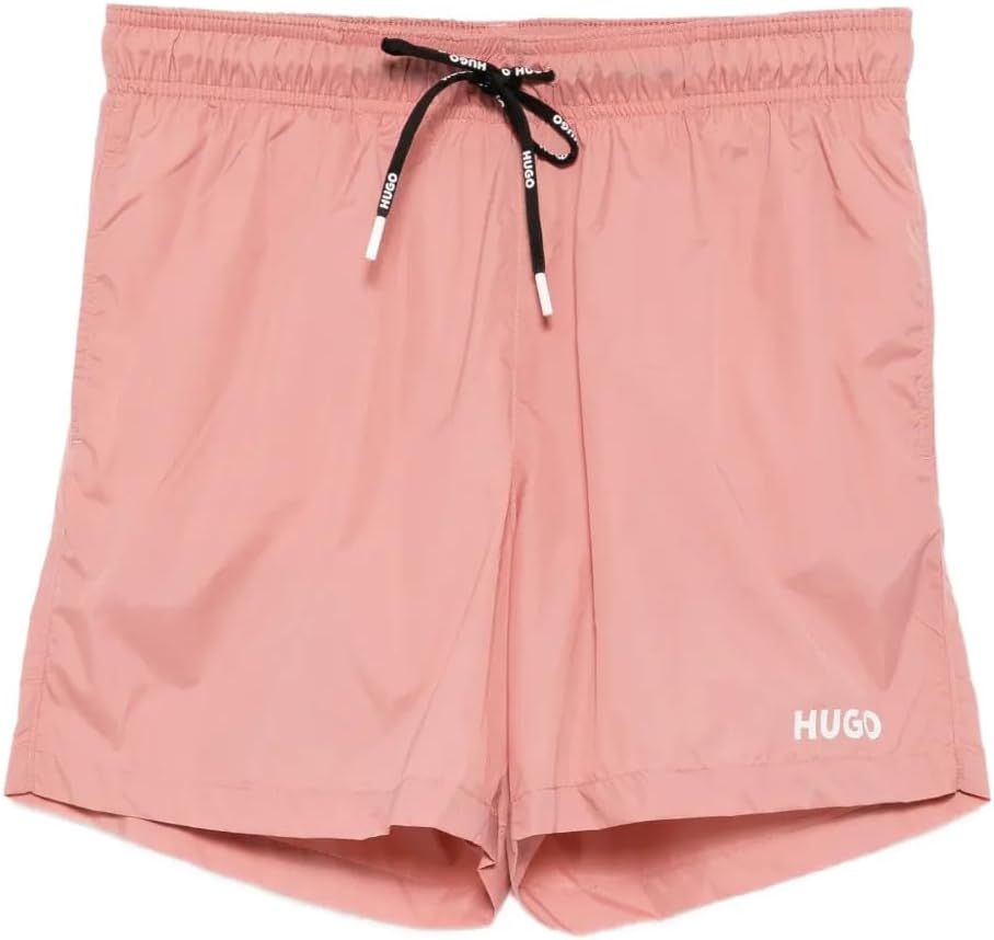 Pantaloneta de baño de hombre color rosado