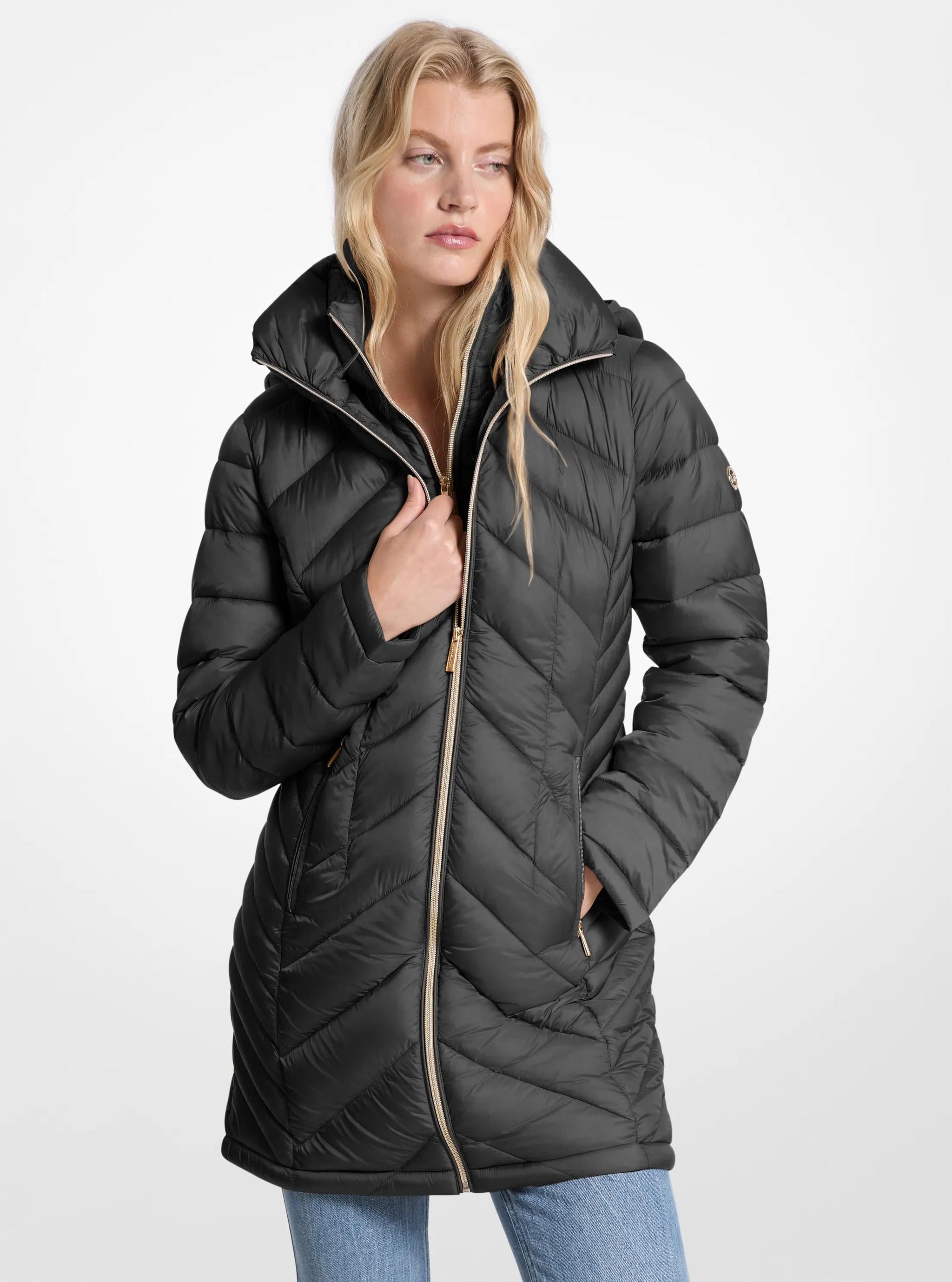 Chaqueta acolchada de nailon
