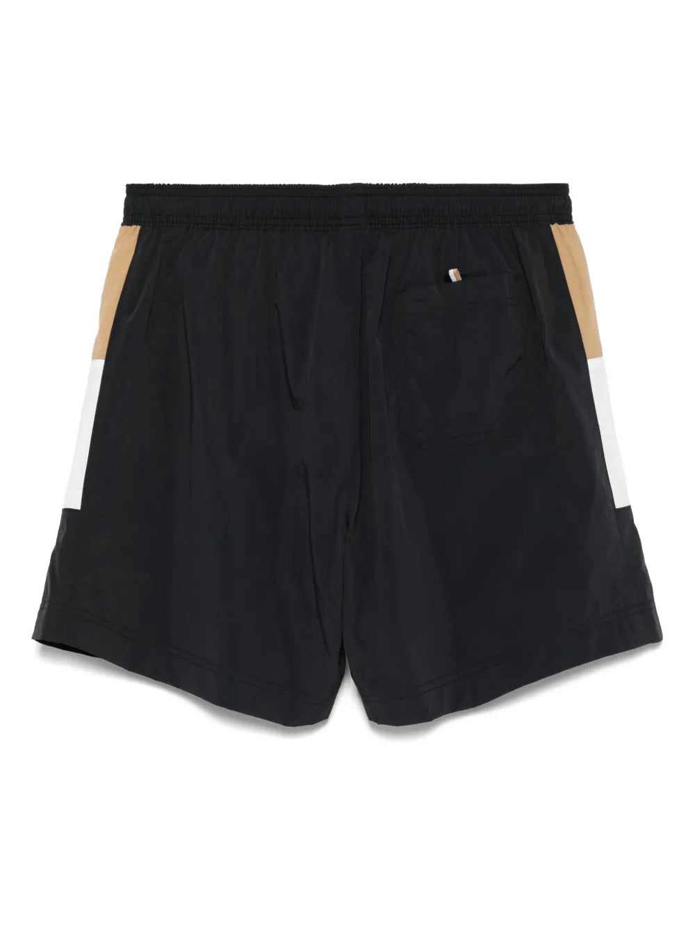 Pantaloneta de baño de hombre color negro