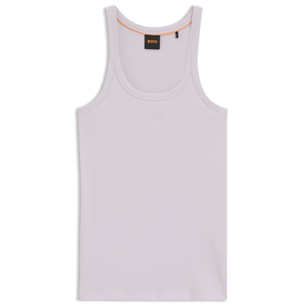 Camiseta sin mangas de algodón